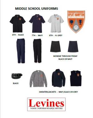 Middle School Uniforms